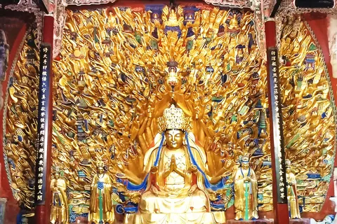 Chongqing: Dazu RockCarvings Dagtocht (geen auto, licen tourgde)