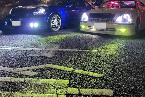 tokyo:Daikoku PA JDM Car Meeting by Ferrari/Maserati/VIP VanTokio: Wycieczka samochodowa Daikoku PA w Ferrari California