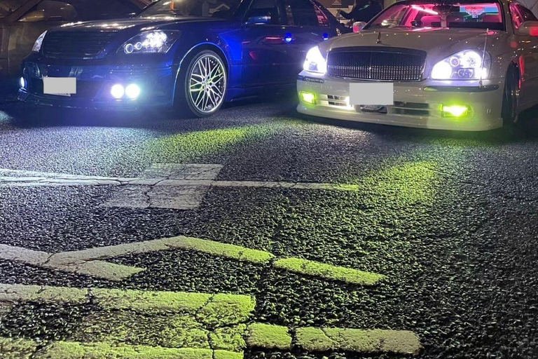 tokyo:Daikoku PA JDM Car Meeting by Ferrari/Maserati/VIP VanTokio: Wycieczka samochodowa Daikoku PA w Ferrari California