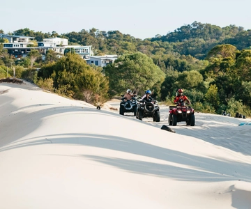 Moreton Island: Tangalooma Day Trip with ATV Quad Bike Tour