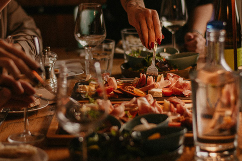Food and Wine Tasting in Budapest by the Basilica