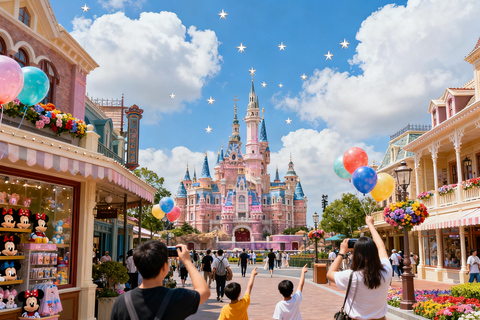 Shanghai: Disneyland 1-Day Entry Ticket w/Private Transfer 1 Day Ticket & Round-trip Transfer
