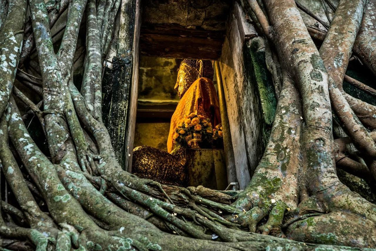 Bangkok: Maeklong Railway and Damnoen Saduak Market Tour Bangkok: Maeklong Railway, Floating Market & Wat Bangkrung