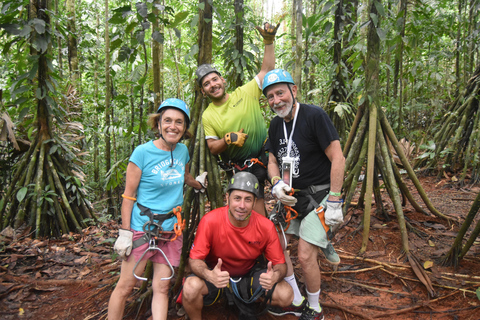 Manuel Antonio: Canopy Tour med zip-lines och hängande broar