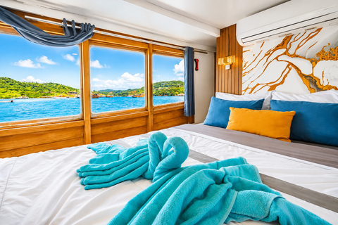 Labuan Bajo: 3-Day Komodo Sailing Ocean View Cabin All Fees Standard Boat | Sharing Room Ocean View | Tiket not Included