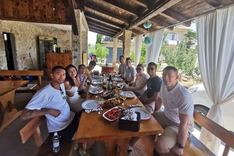 Private Krka Waterfalls &amp; Šibenik with 2 bottles of wine