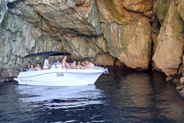 Dubrownik: Wycieczka do Błękitnej Jaskini z łodzią motorową (mała grupa)