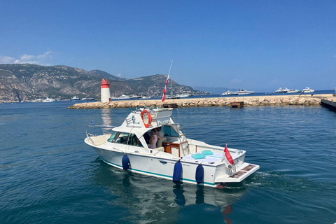 Costa Azul: Tour en barco en un lujoso yate clásico Riva