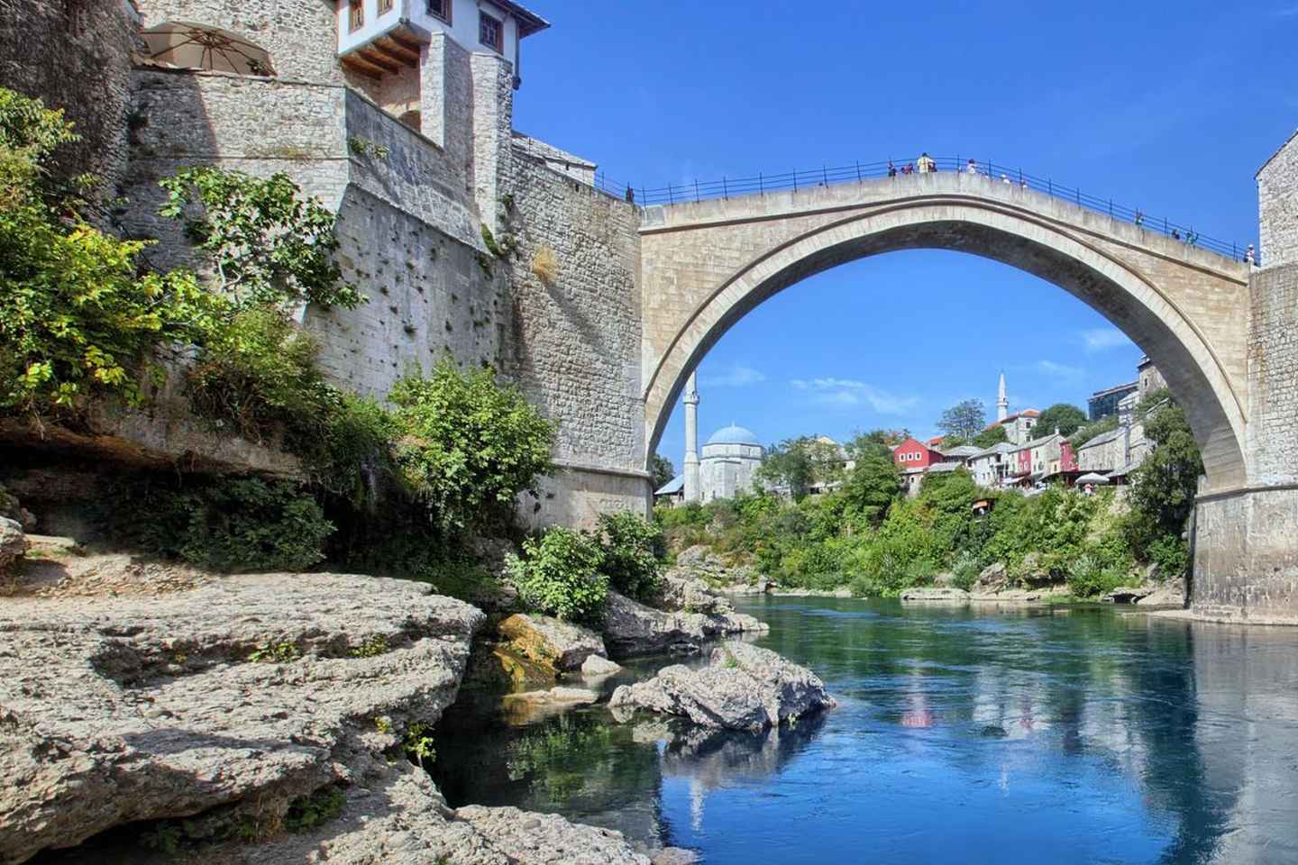 From Split or Trogir: Tour to Mostar and Kravice Waterfalls