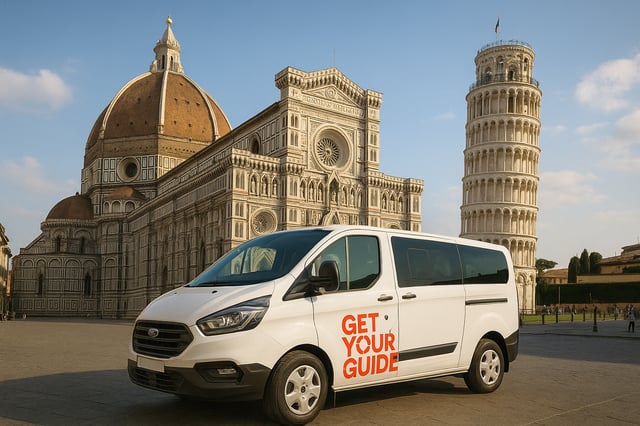 Depuis Rome : visite de Florence et Pise en minivan