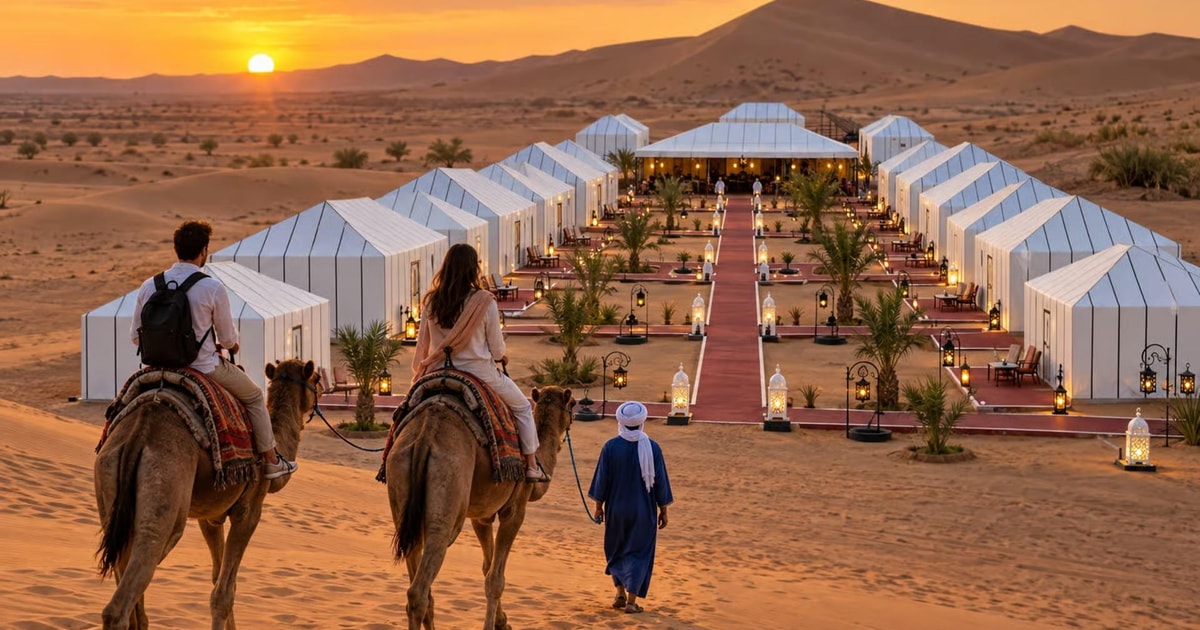 Notte nel Sahara con giro in cammello — Merzouga, Marocco