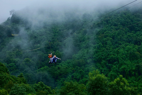 Chiang Mai Jungle Zipline, Luge & Giant Swing Adventure Option A: Skyline Zipline + Giant Swing