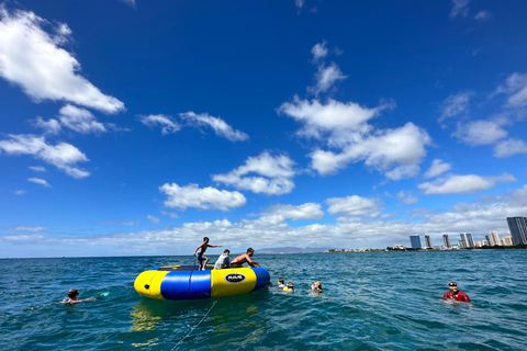 Honolulú: Crucero de lujo con snorkel y vida salvaje por WaikikiHonolulu: Crucero de lujo con snorkel y vida salvaje por Waikiki