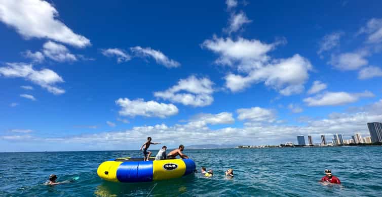 3 Hour Waikiki Waterslide and Ocean Playground Cruise | GetYourGuide