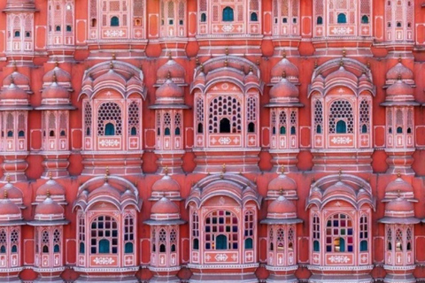 Jaipur: Dagsutflykt till stadspalatset, Amber Fort och Hawa MahalAgra: Dagsutflykt till stadspalatset, Amber Fort och Hawa Mahal