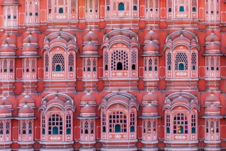 Jaipur: Dagsutflykt till stadspalatset, Amber Fort och Hawa MahalAgra: Dagsutflykt till stadspalatset, Amber Fort och Hawa Mahal