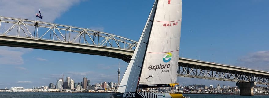 Expérience de voile de 2 heures dans le cadre de l'America's Cup dans le port de Waitemata