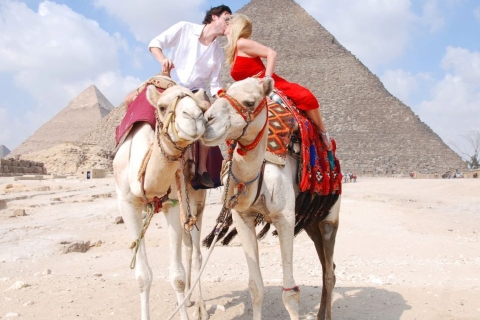 Ab Hurghada: Tagestour Pyramiden, Memphis & Sakkara mit Flug