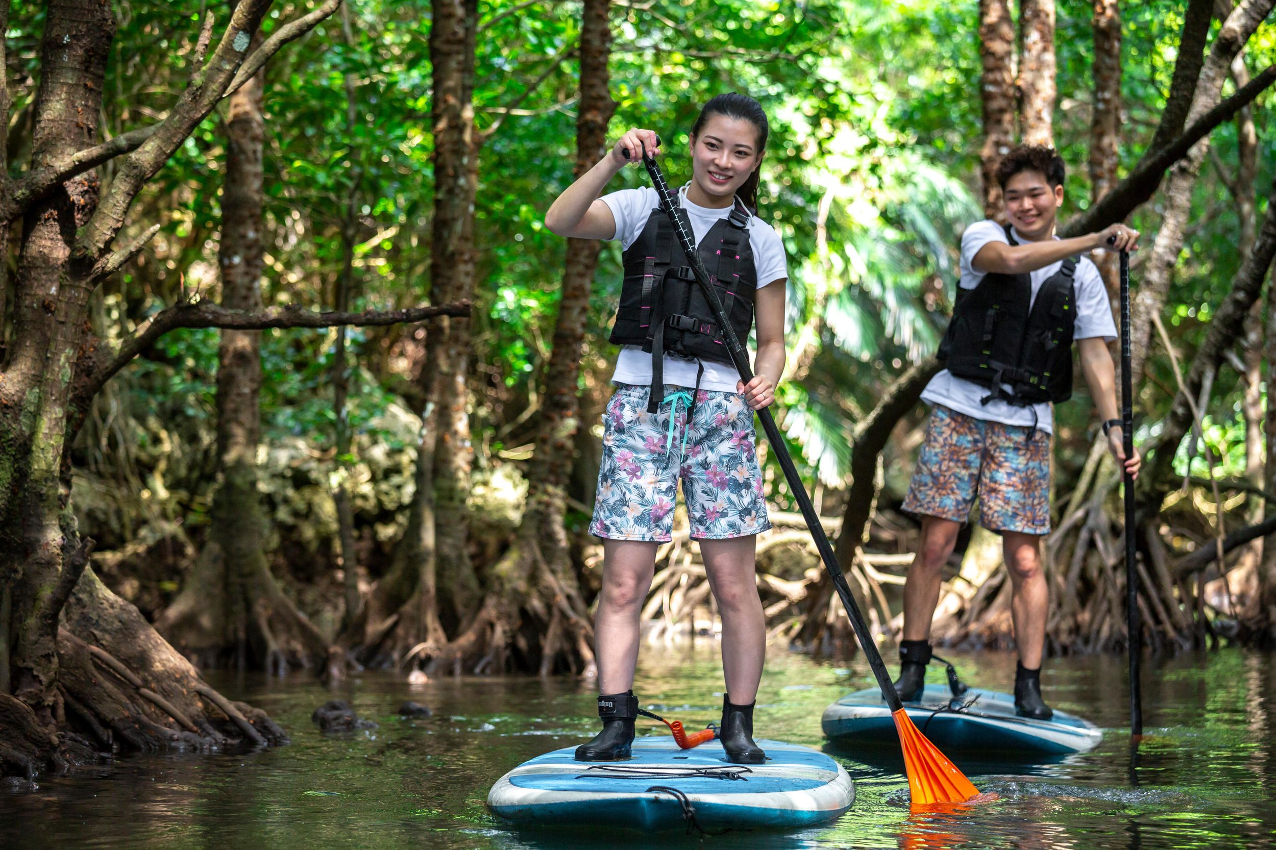 Ishigaki: Mangroven-SUP oder Kanu & Schnorcheln auf der Phantominsel