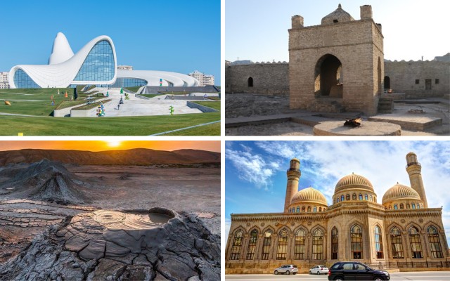 Visit Baku Gobustan, Mud Volcanoes, Burning Mount, & Fire Temple in Baku