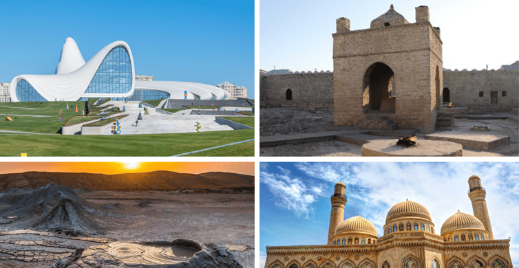 Baku: Gobustan, Mud Volcanoes, Burning Mount, & Fire Temple