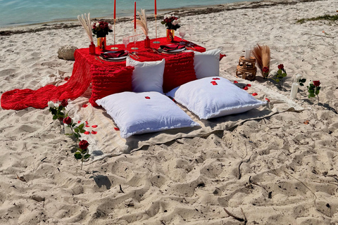 Luksusowy piknik na plaży w pobliżu Miami