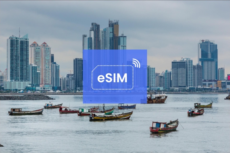 Panama City: Panama eSIM Roaming mobiel data-abonnement3 GB/15 dagen: 18 Zuid-Amerikaanse landen