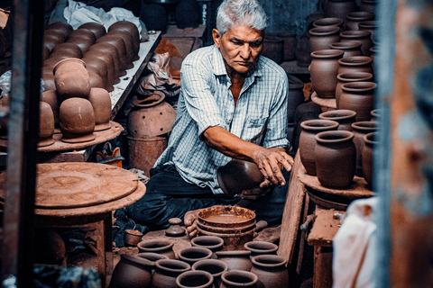 Jaipur: Shopping Tour with Blue Poetry Art By Female Guide Local Expert Female Guide Only