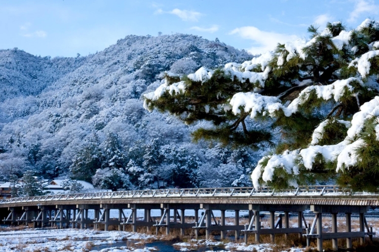 Ab Osaka: Sightseeing-Tagestour in Kyoto & ZugfahrtTour ab Osaka-Namba OCAT & Shabu Shabu Fleisch Mittagessen