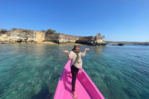 Lombok : Isola di sabbia, gili petelu, gili gambir e spiaggia rosa