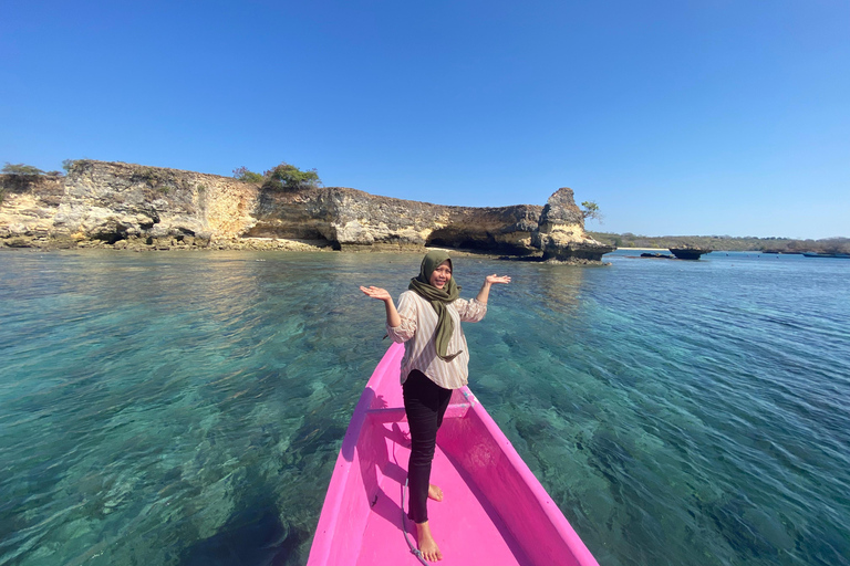 Lombok : Ilha de areia, gili petelu, gili gambir e praia rosa