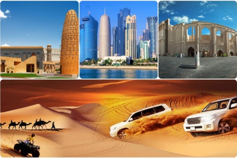 Visite privée de la ville de Doha et safari dans le désertDoha - Combinaison privée de visite de la ville et safari dans le désert