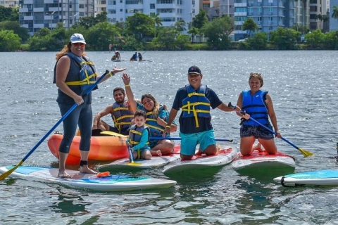 San Juan : Visite guidée de la lagune de Condado en kayak/planche à voileOption Paddleboard au coucher du soleil