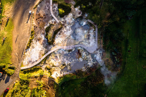 Furnas: Tour di un giorno delle sorgenti termali e della piantagione di tè con pranzoFurnas: tour di un giorno alle sorgenti termali e alla piantagione di tè con pranzo