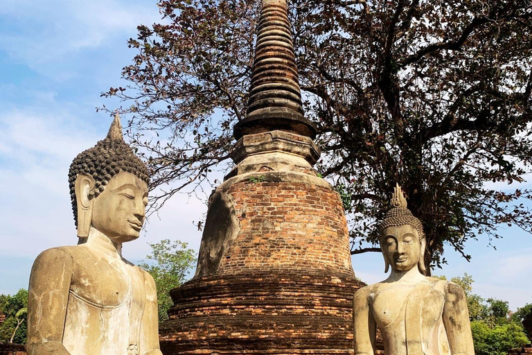 Ayutthaya : visite des sites incontournables avec le parc historique de l&#039;UnescoAyutthaya : visite privée en anglais avec les sites incontournables et un tour en bateau