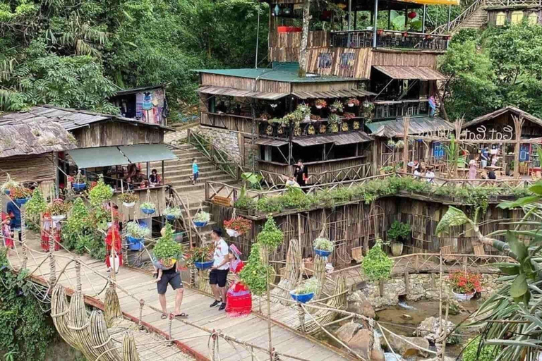 Från Hanoi: Sapa - Fansipan - Cat Cat 2 dagar 1 natt med buss