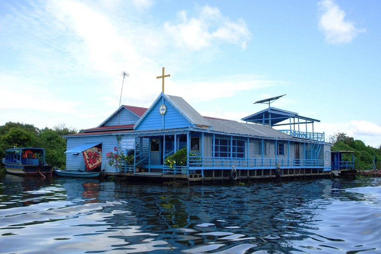 Siem Reap: Killing Fields & Floating Village Sunset Cruise Option 2: Guided Cultural Experience