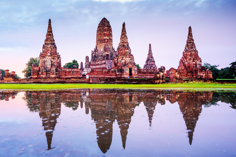 De Bangkok: Excursão guiada em grupo aos templos de Ayutthaya