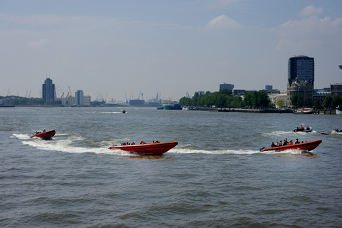 Rotterdam: Crucero turístico en lancha rápida RIBCrucero rápido de 45 minutos por la ciudad