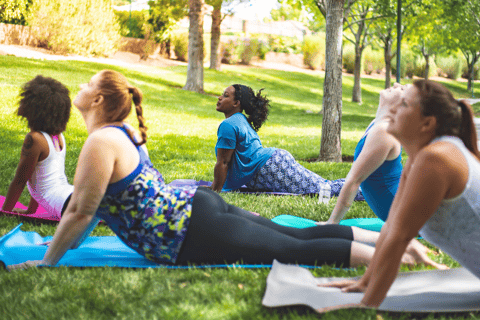 Saloniki: Joga w parku White Tower