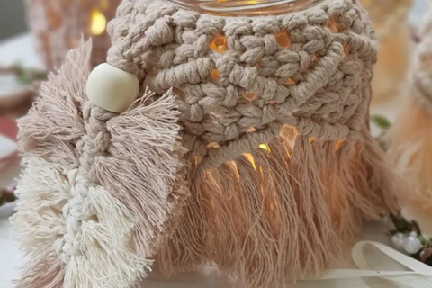 Leipzig: Macrame Candle Holder Workshop with Personalisation