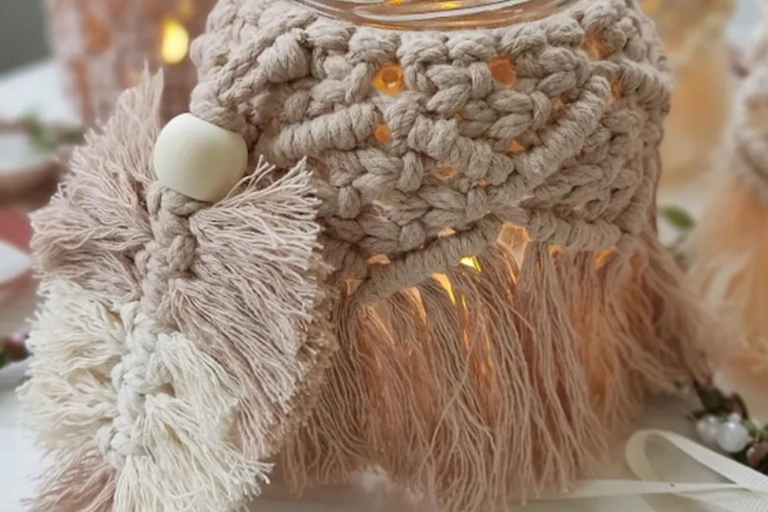 Leipzig: Macrame Candle Holder Workshop with Personalisation