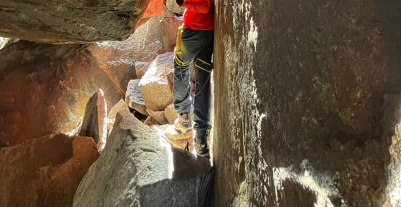 Stavanger: Månafossen-Wasserfall und Klettersteig-Bouldern