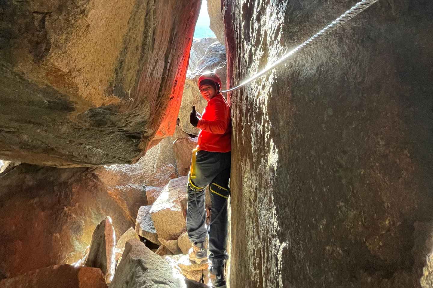 Stavanger: Månafossen Waterfall and Via Ferrata Bouldering