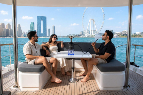 Private Luxury Yacht Tour Dubai BEST VALUE: 3 Hours + Complimentary e-Shisha