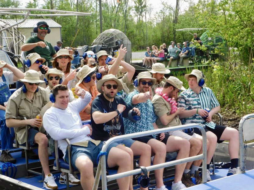 New Orleans: 16 Passagiere Airboat Swamp Tour