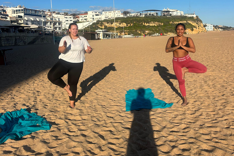 Albufeira: Sunset Yoga on the beach