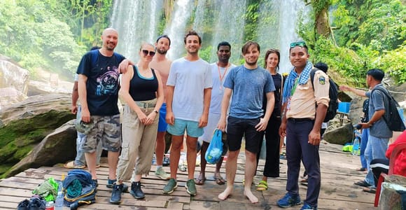 From Siem Reap: Kulen Waterfall Guide + Entrance Fee + Lunch