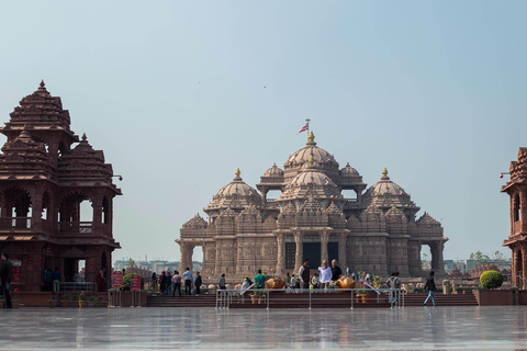 Akshardham : Exposition, spectacle de lumière et d'eau avec transferts