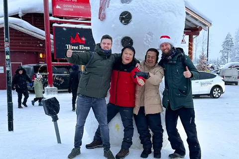 Rovaniemi : visite guidée du village du Père Noël